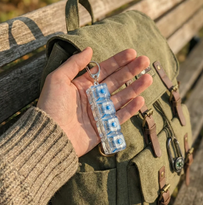 Fidget Clicky Keychain – Trending Stress Relief Toy