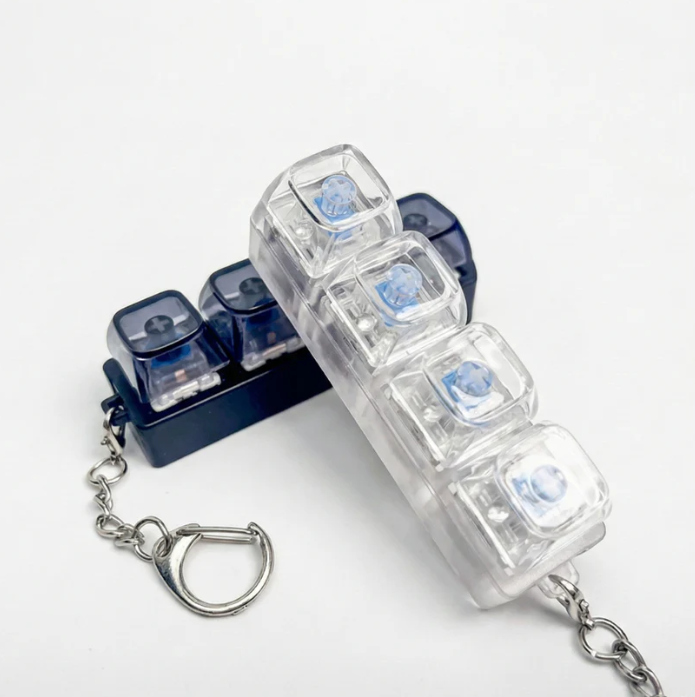 Fidget Clicky Keychain – Trending Stress Relief Toy
